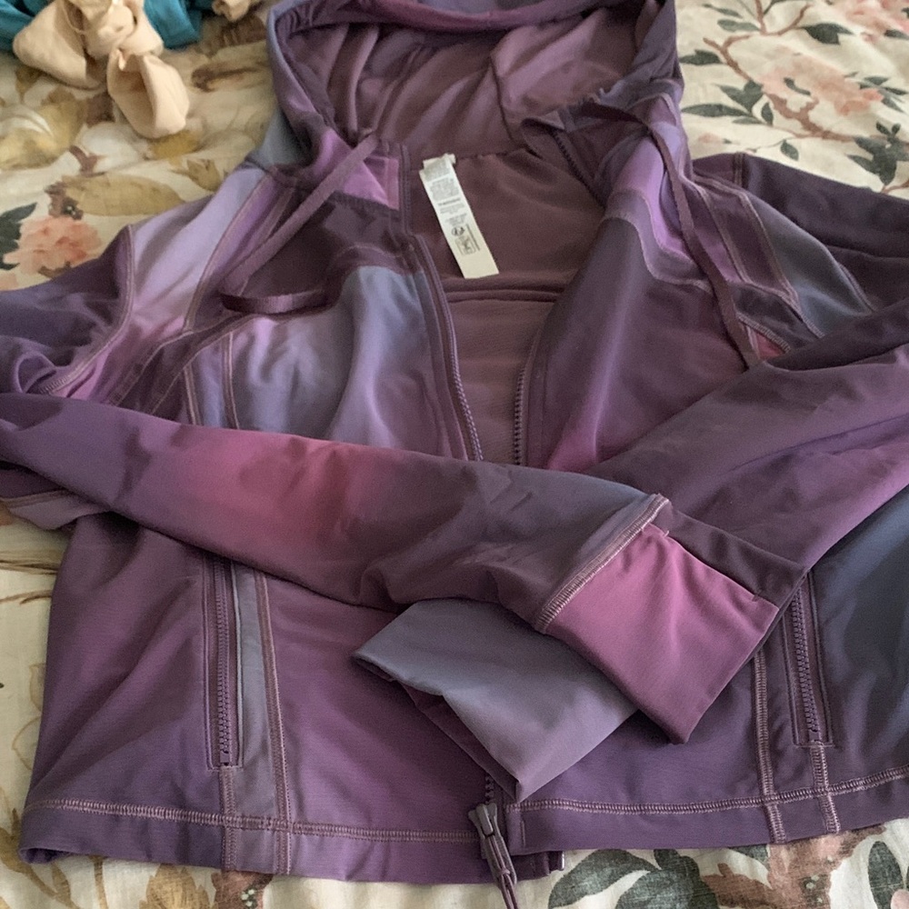 lululemon athletica Purple Gradient Hooded Utility Jacket